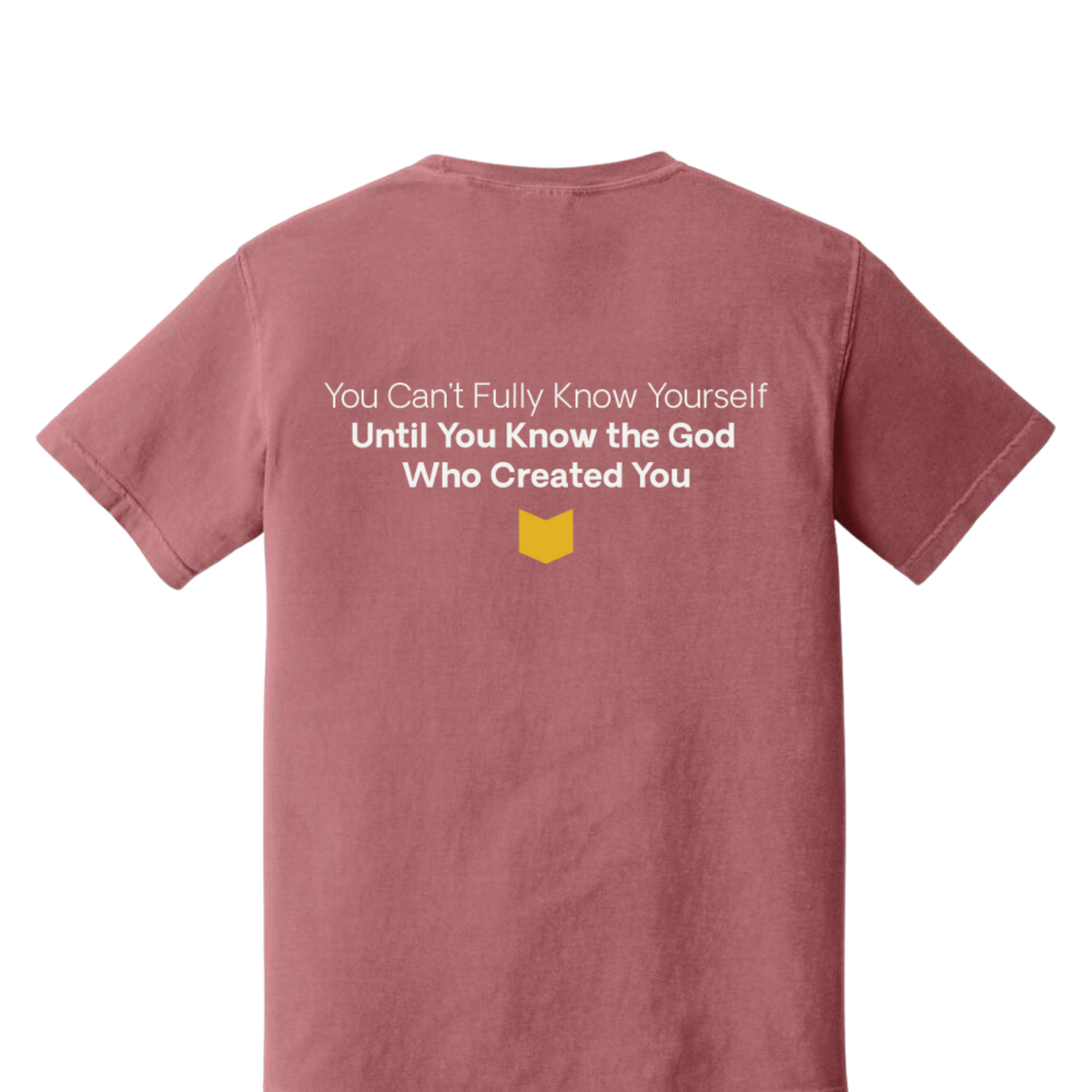 1-Open the Bible T-Shirt (Brick with Front & Back Design)