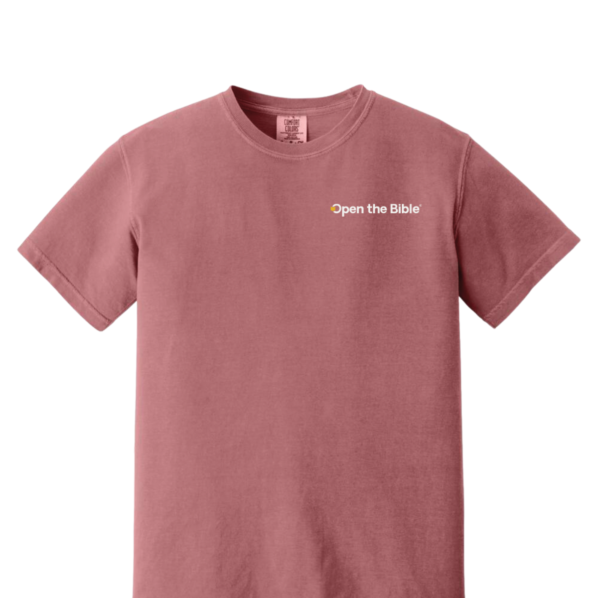 1-Open the Bible T-Shirt (Brick with Front & Back Design)