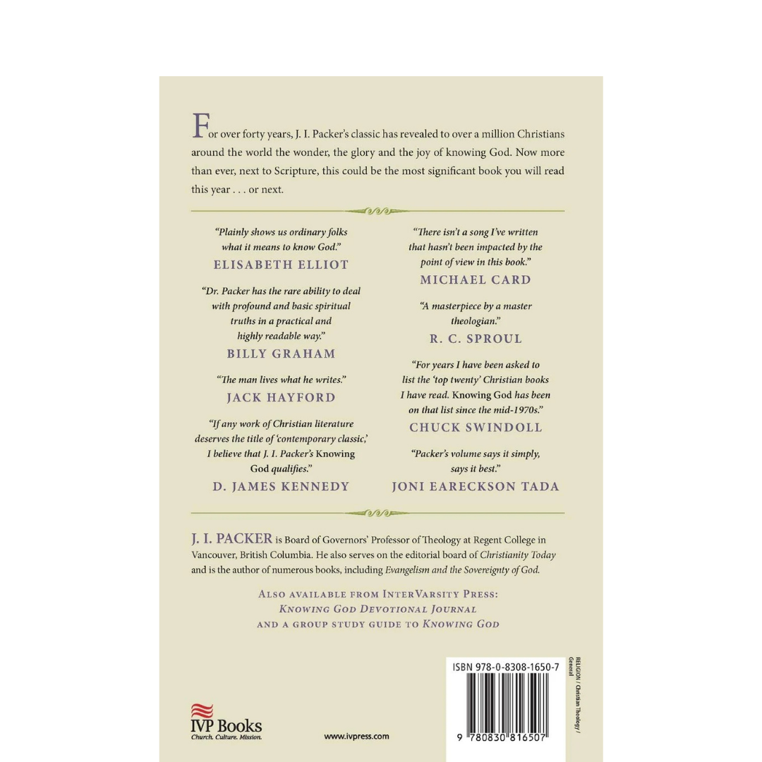 Knowing God - JI Packer - Book
